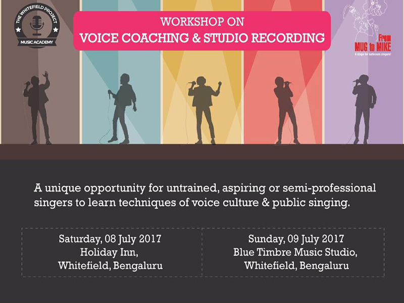 Voice Coaching and Studio Recording Workshop – Bengaluru