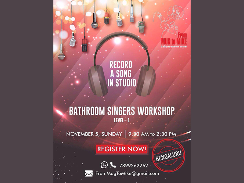 Bathroom Singers Workshop – Bengaluru