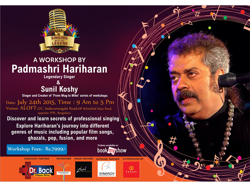 Singing with the Legend – A Workshop with Padmashri Hariharan